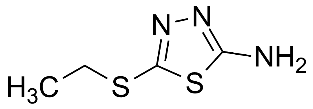Structure of 2-Amino-5-(ethylthio)-1,3,4-thiadiazole