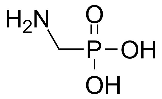 Structure of (Aminomethyl)phosphonic acid