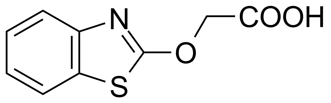 Structure of 2-Benzothiazole-2-oxyacetic acid