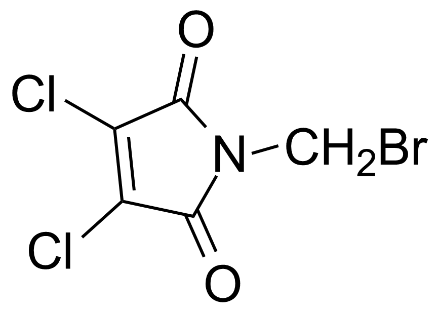 Structure of N-Bromomethyl-2,3-dichloromaleimide