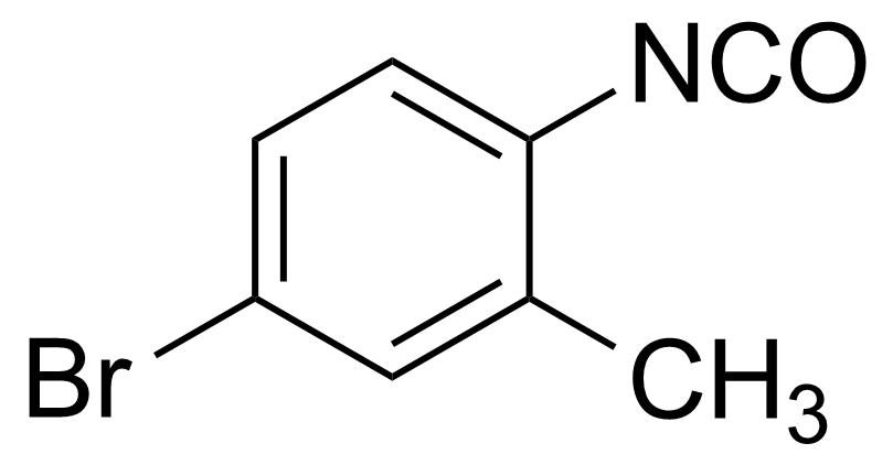Structure of 4-Bromo-2-methylphenyl isocyanate