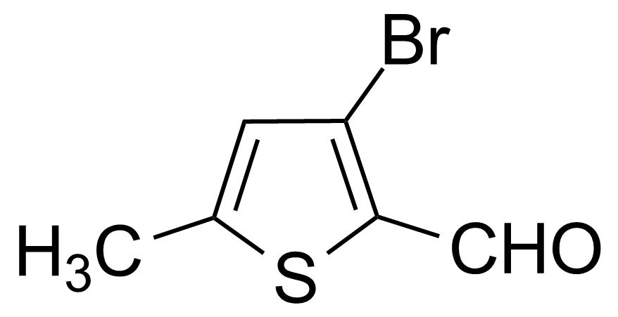 Structure of 3-Bromo-5-methylthiophene-2-carboxaldehyde