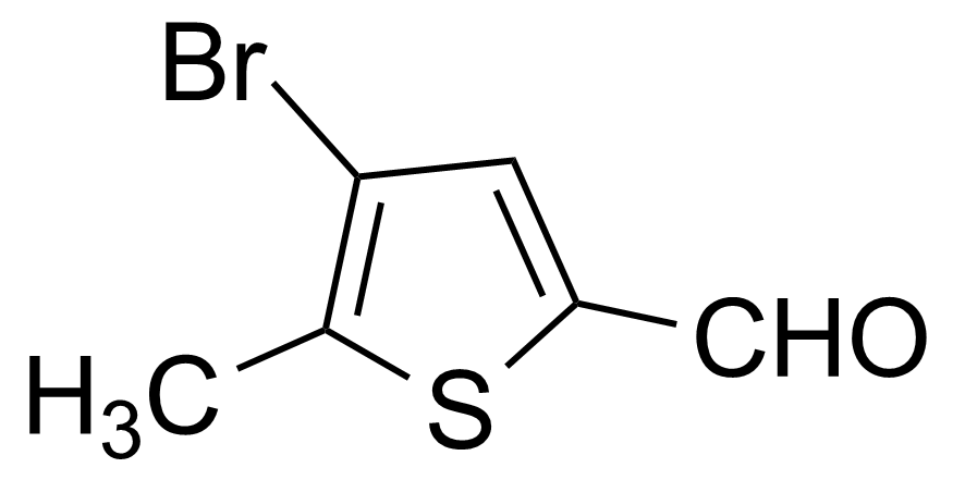 Structure of 4-Bromo-5-methylthiophene-2-carboxaldehyde