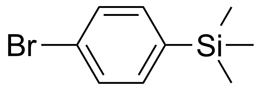Structure of (4-Bromophenyl)trimethylsilane