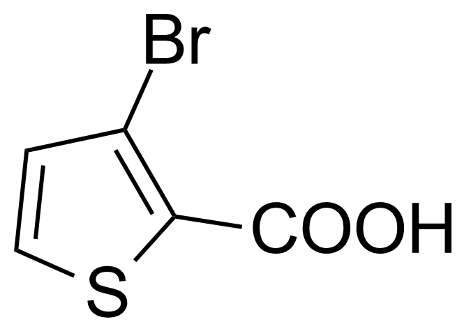 Structure of 3-Bromo-2-thiophenecarboxylic acid