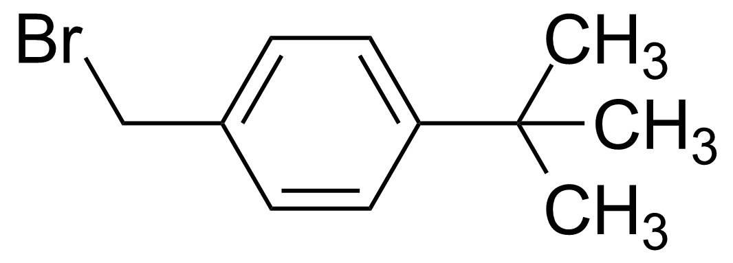 Structure of p-tert-Butylbenzyl bromide