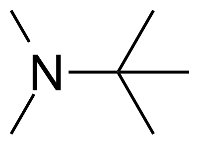 Structure of tert-Butyldimethylamine