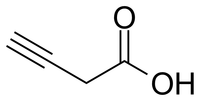 Structure of 3-Butynoic acid