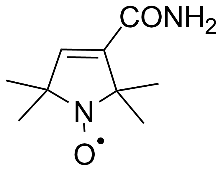Structure of 2,2,5,5-Tetramethyl-3-carbamido-3-pyrroline-1-oxyl