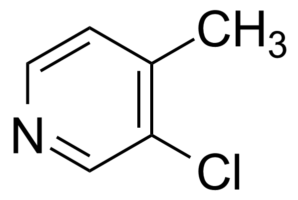 Structure of 3-Chloro-4-methylpyridine