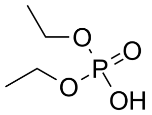 Structure of Diethyl phosphate