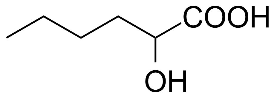Structure of 2-Hydroxycaproic acid