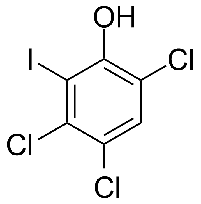 Structure of 6-Iodo-2,4,5-trichlorophenol