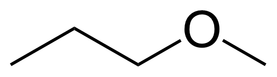 Structure of 1-Methoxypropane