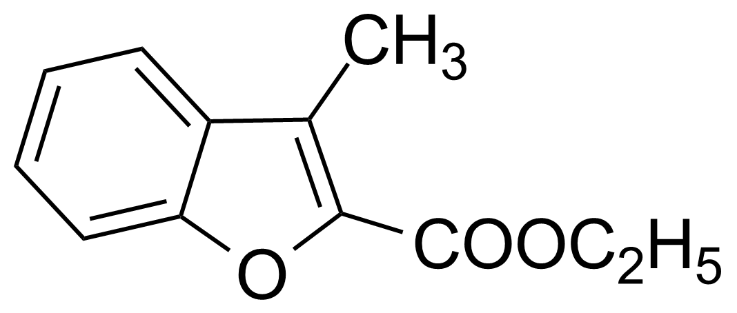 Structure of 3-Methylbenzofuran-2-carboxylic acid ethyl ester