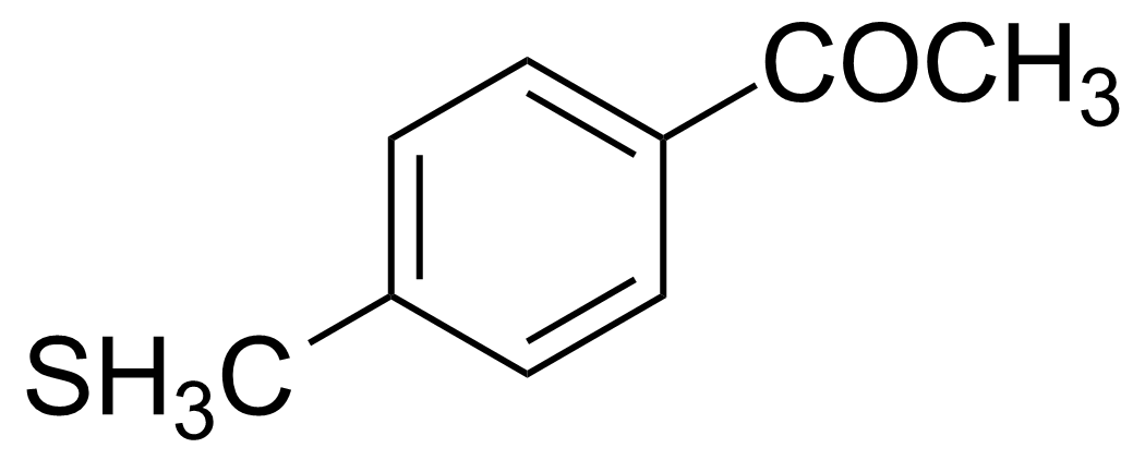 Structure of 4'-(Methylthio)acetophenone