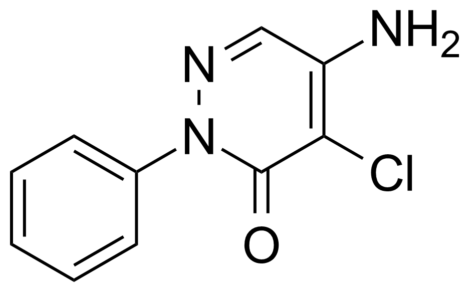 Structure of 1-Phenyl-4-amino-5-chloro-6-pyridazone