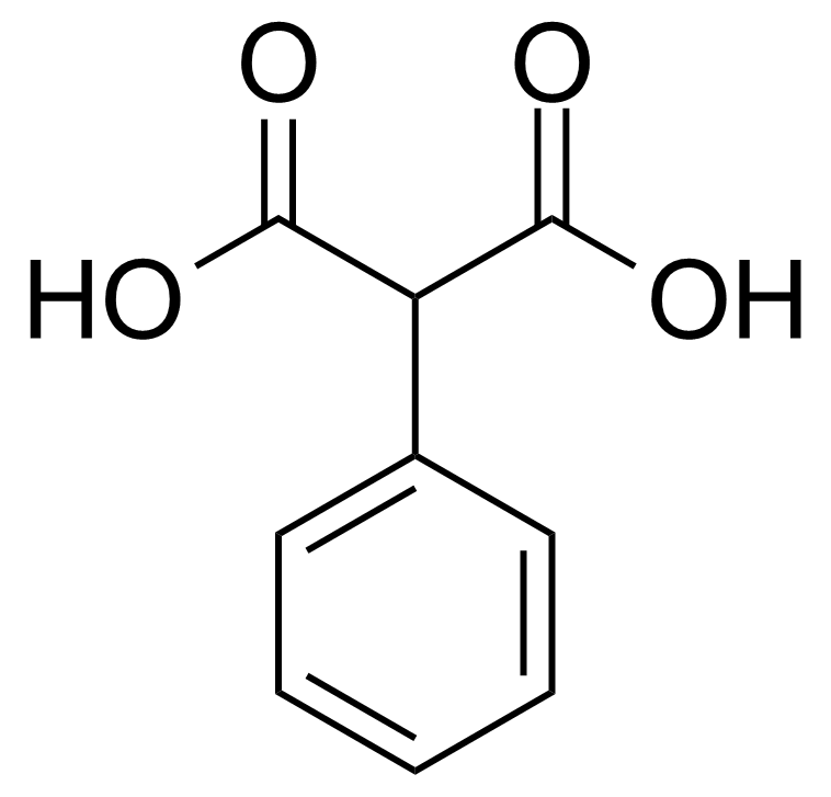 Structure of Phenylmalonic acid