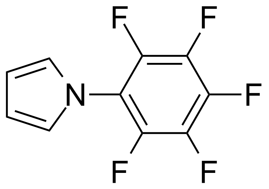 Structure of (1H-Pyrrol-1-yl)pentafluorobenzene