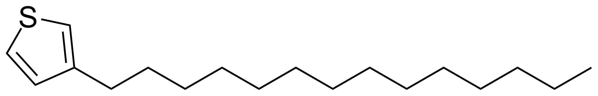 Structure of 3-Tetradecylthiophene