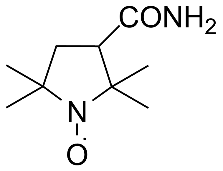 Structure of 2,2,5,5-Tetramethyl-1-pyrrolidinyloxy-3-carboxamide