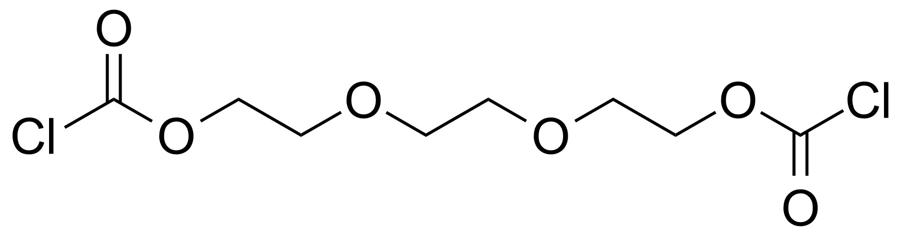 Structure of Tri(ethylene glycol) bis(chloroformate)