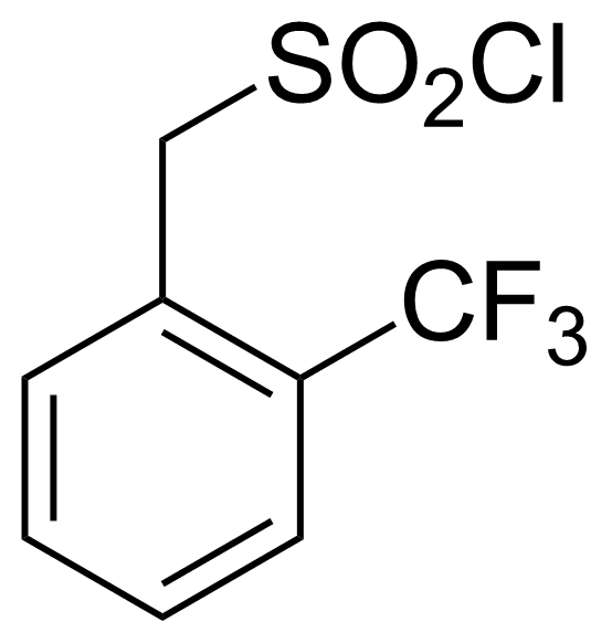 Structure of [2-(Trifluoromethyl)phenyl]methanesulfonyl chloride