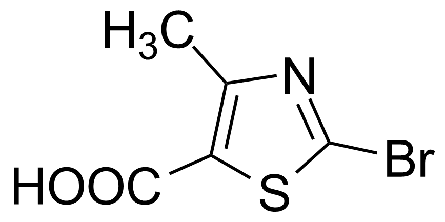 Structure of 2-Bromo-4-methyl-1,3-thiazole-5-carboxylic acid