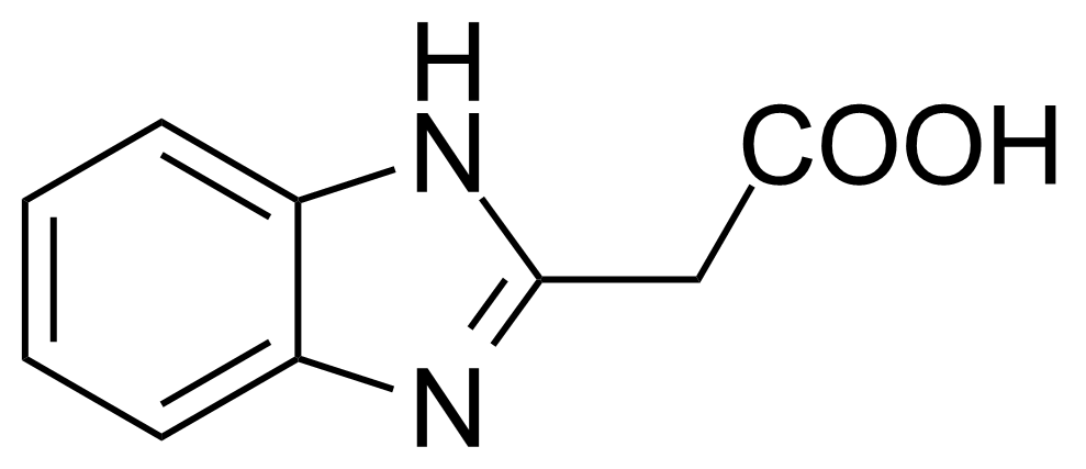 Structure of (1H-Benzimidazol-2-yl)acetic acid
