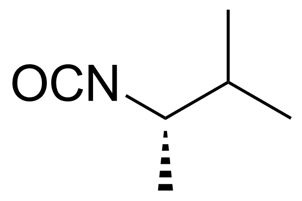 Structure of (S)-(+)-3-Methyl-2-butyl isocyanate