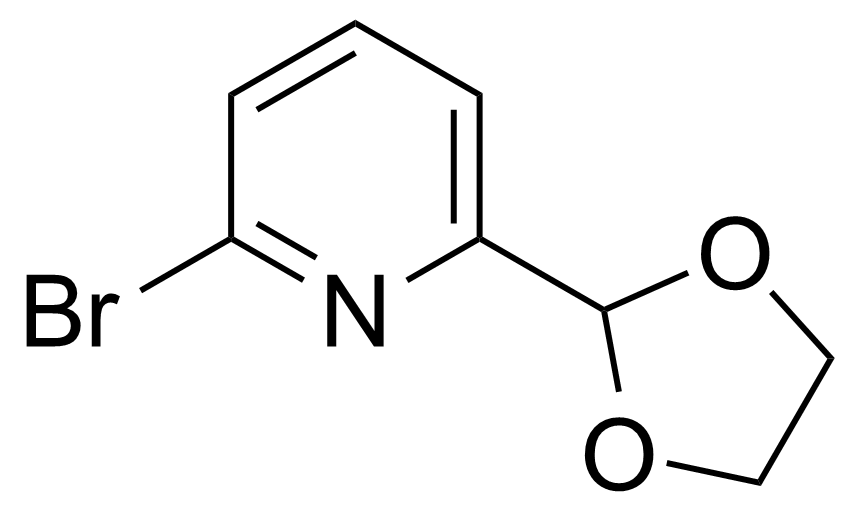 Structure of 2-Bromo-6-(1,3-dioxolan-2-yl)pyridine