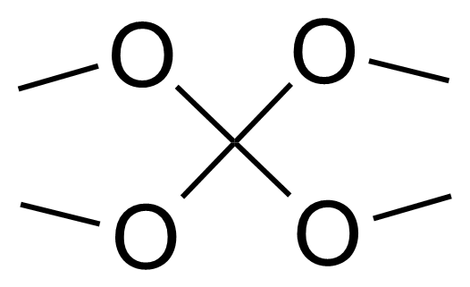 Structure of Tetramethoxymethane