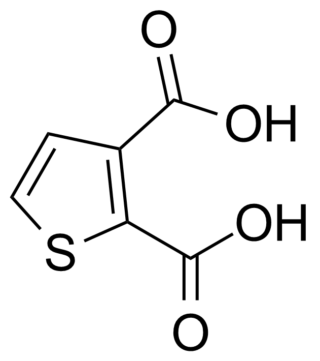 Structure of Thiophene-2,3-dicarboxylic acid