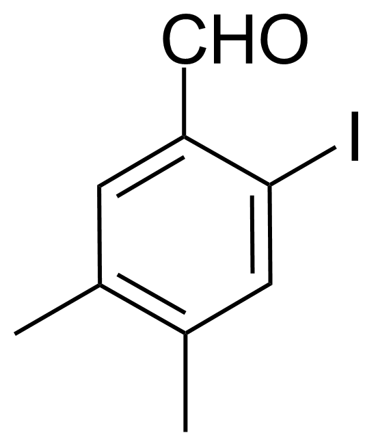 Structure of 2-lodo-4,5-dimethylbenzaldehyde
