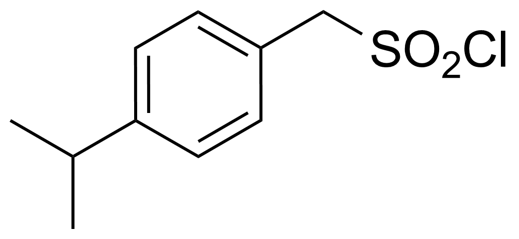 Structure of (4-Propan-2-ylphenyl)methanesulfonyl chloride