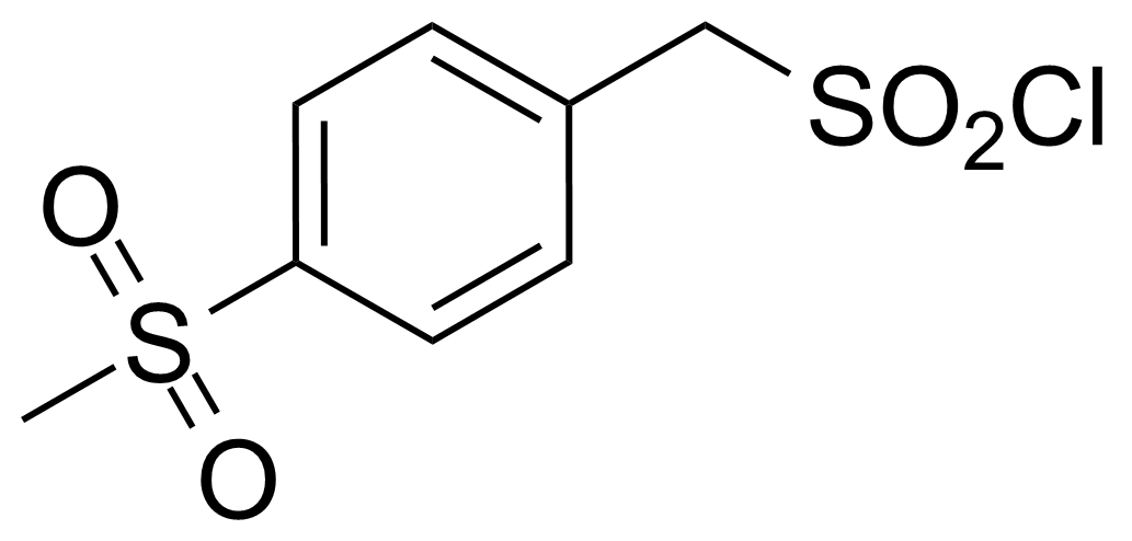 Structure of (4-Methylsulfonylphenyl)methanesulfonyl chloride