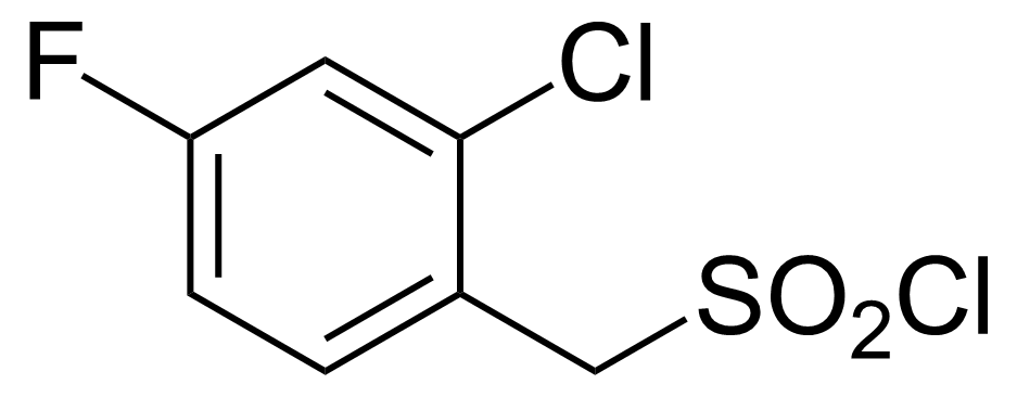 Structure of (2-Chloro-4-fluorophenyl)methanesulfonyl chloride