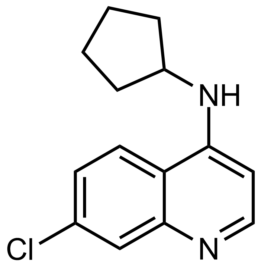 Structure of 7-Chloro-N-cyclopentylquinolin-4-amine