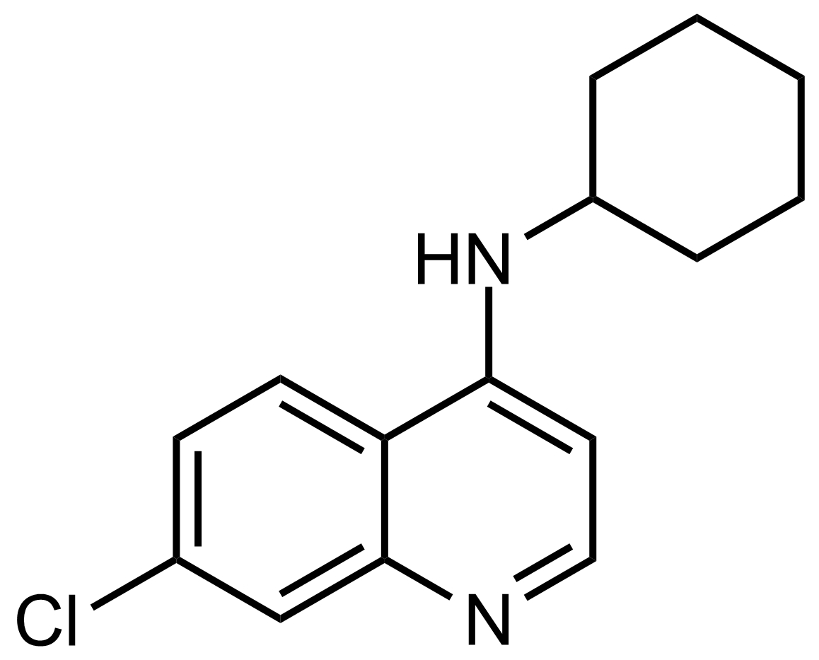 Structure of 7-Chloro-N-cyclohexylquinolin-4-amine