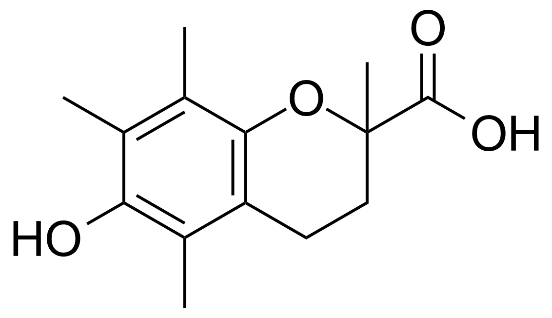 Structure of (±)-6-Hydroxy-2,5,7,8-tetramethylchromane-2-carboxylic acid