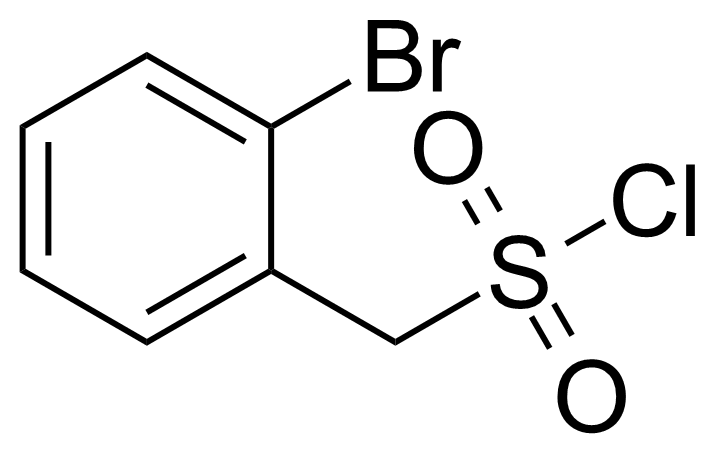 Structure of (2-Bromophenyl)methanesulfonyl chloride