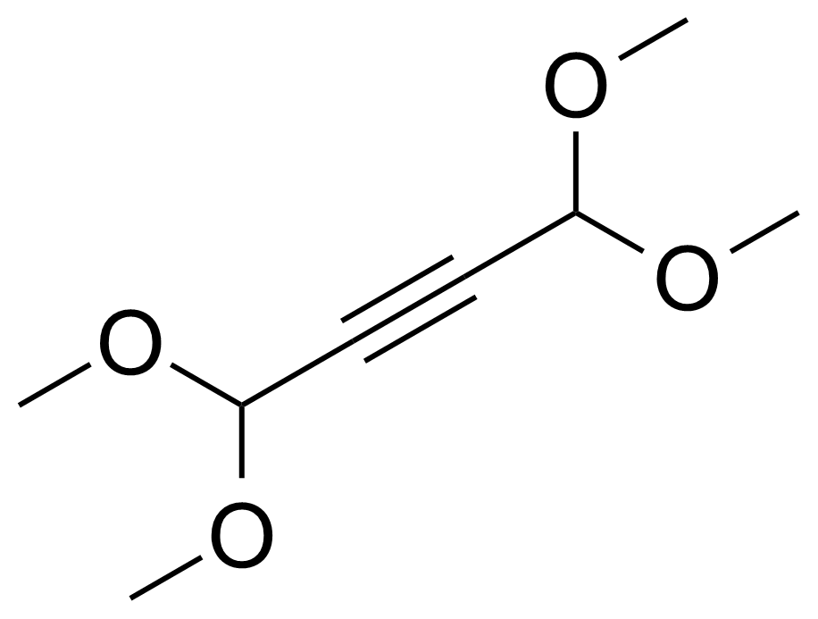 Structure of 1,1,4,4-Tetramethoxybut-2-yne