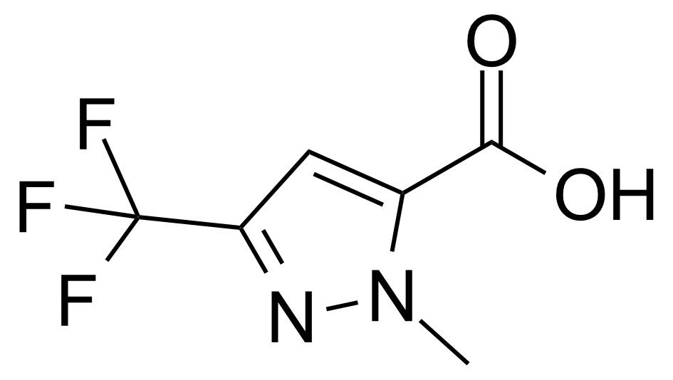 Structure of 1-Methyl-3-(trifluoromethyl)-1H-pyrazole-5-carboxylic acid