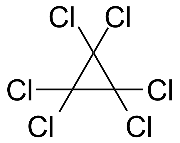 Structure of Hexachlorocyclopropane