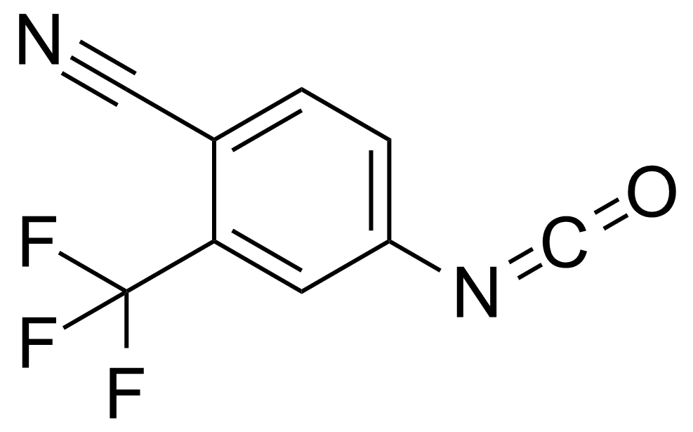 Structure of 4-Isocyanato-2-trifluoromethylbenzonitrile