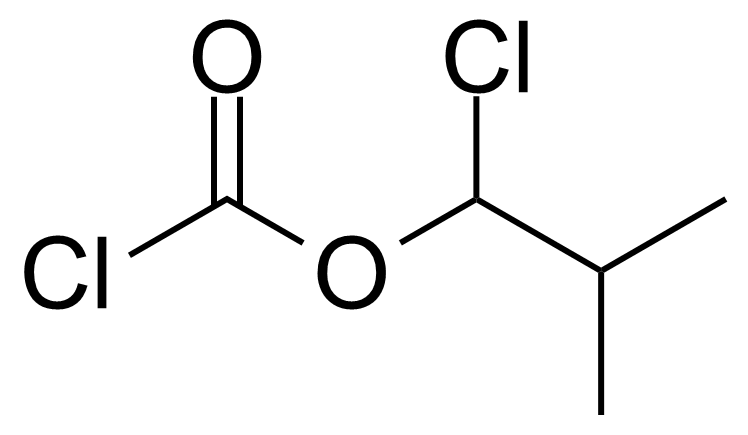 Structure of 1-Chloro-2-methylpropyl chloroformate