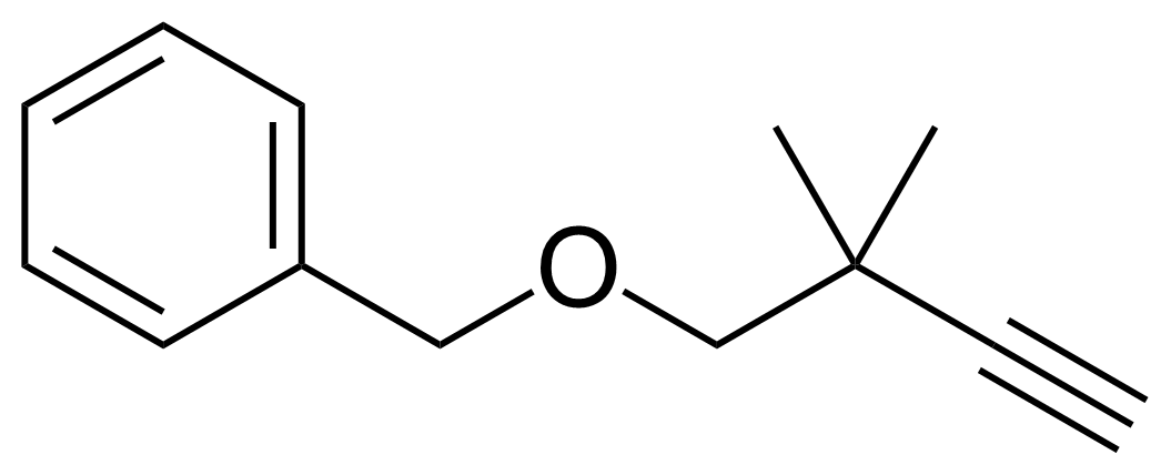 Structure of 4-Benzyloxy-3,3-dimethylbut-1-yne