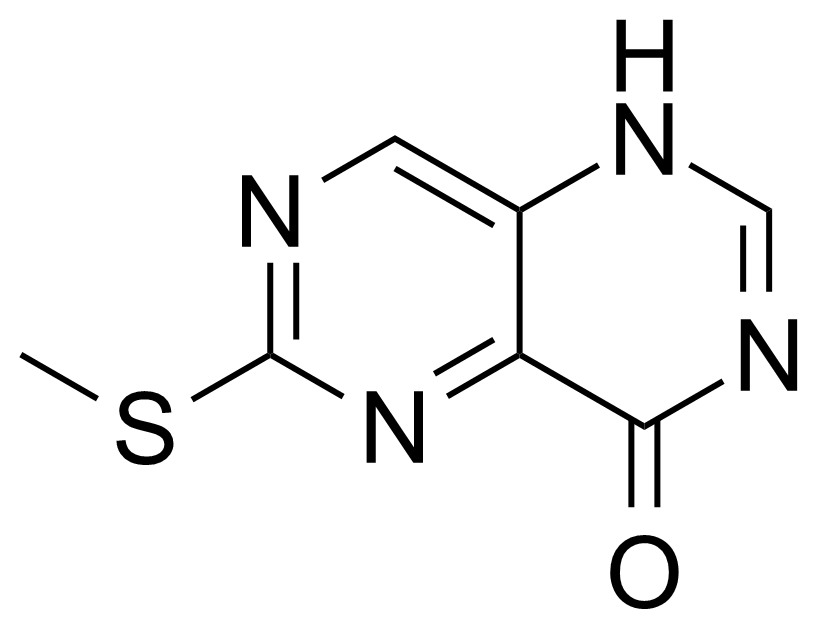 Structure of 6-(Methylthio)pyrimido[5,4-d]pyrimidin-4(1H)-one