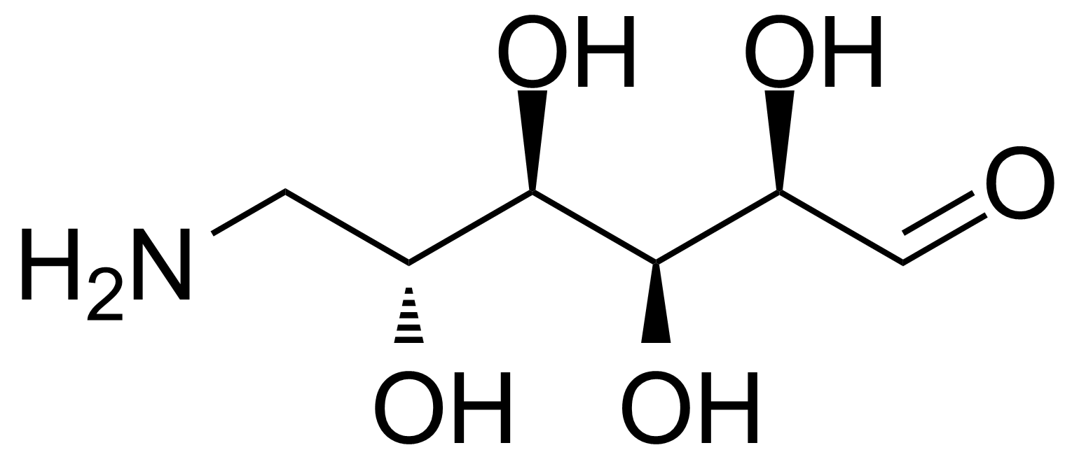 Structure of 6-Amino-6-deoxy-D-glucose
