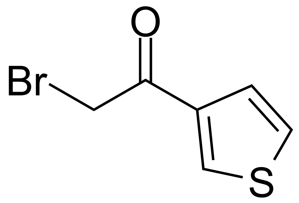 Structure of 3-(Bromoacetyl)thiophene